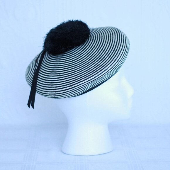 60's Adolfo II sailor straw hat - Picture 2 of 5